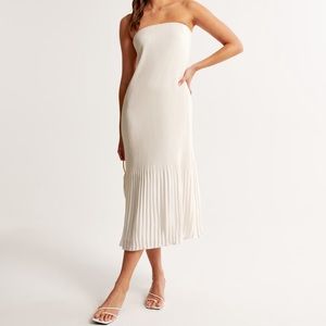 Abercrombie and Fitch Giselle Pleat Midi dress